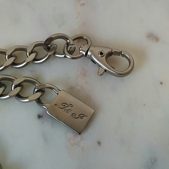 VINTAGE - 90s silver tone metal belt - Picture 3 of 3